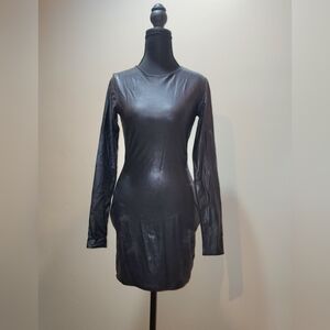 Naked Wardrobe Long Sleeve Bodycon Dress